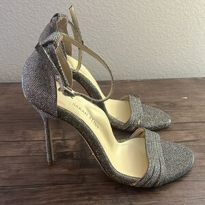 Sarah Flint Gunmetal Lame Perfect Sandal 100